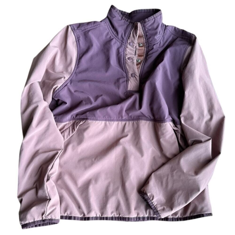 The North Face Womens Jacket Large Mauve/Purple Long Sleeve Snap Mountain Jacket